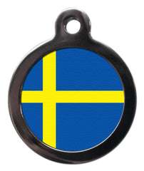 Sweden Flag Dog ID Tag