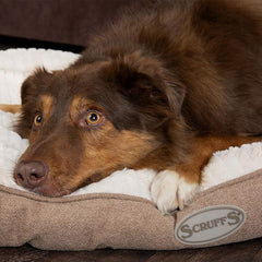 Ellen Mattress Dog Bed Tan | Scruffs