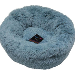 Teal Relaxation Calming Donut Dog Bed