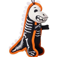 Tough Skeleton Dinosaur Halloween Dog Toy