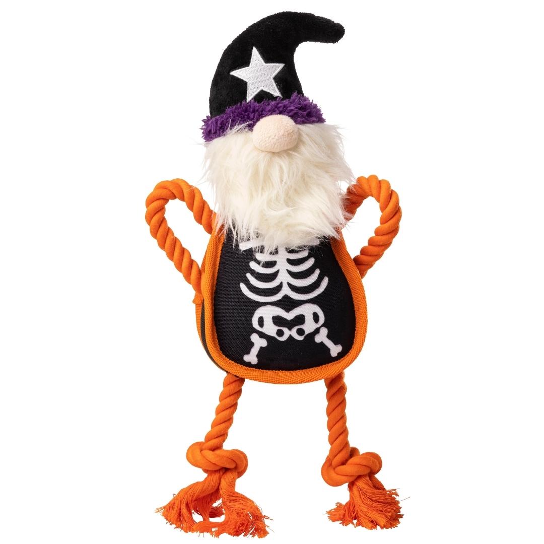 Tough Skeleton Gonk Halloween Dog Toy