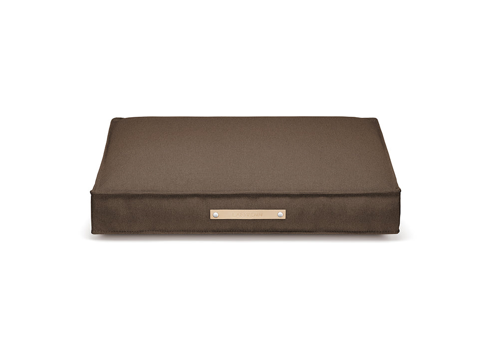 Tove Brown Cushion Dog Bed by Labbvenn