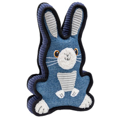 Tuff Navy Tweed Hare Dog Toy by House of Paws