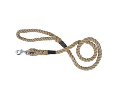 Natural Cotton Mix Rope Trigger Dog Lead by Hem And Boo
