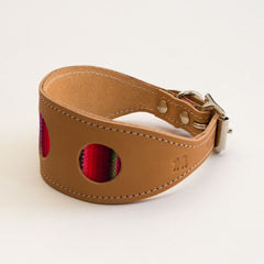 Inca Pink Hound Collar by Hiro and Wolf