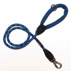 Navy Blue Comfort Collection Padded Rope Lead