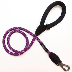 Purple Comfort Collection Padded Rope Lead