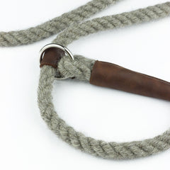 Natural Undyed 100% British Wool Dog Slip Lead