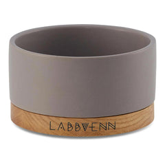 Vuku Ceramic Single Dog Bowl by Labbvenn