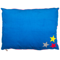 Electric Blue Three Star Dog Bed | Creature Clothes