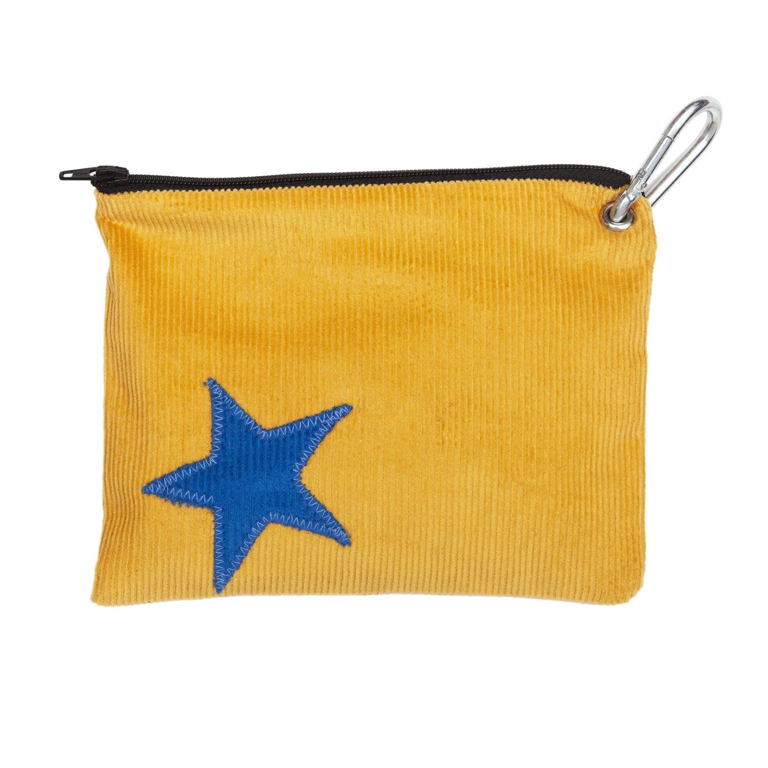 Blue Star On Yellow Cord Treats Pouch